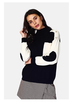 ASSUILI Sweter w kolorze czarno-białym ze sklepu Limango Polska w kategorii Swetry damskie - zdjęcie 170225373