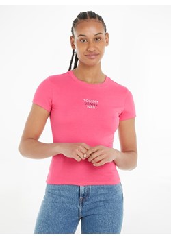 TOMMY JEANS Koszulka w kolorze różowym ze sklepu Limango Polska w kategorii Bluzki damskie - zdjęcie 170225613