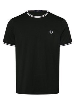 Fred Perry T-shirt męski Mężczyźni Bawełna jodłowy jednolity ze sklepu vangraaf w kategorii T-shirty męskie - zdjęcie 170230372