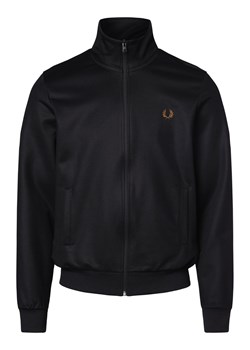 Fred Perry Męska bluza rozpinana Mężczyźni granatowy jednolity ze sklepu vangraaf w kategorii Bluzy męskie - zdjęcie 170230383