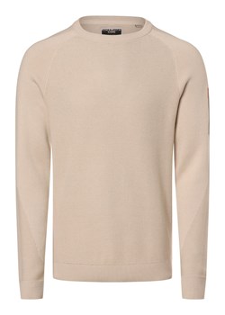 Jack & Jones Sweter - JCOFusion Mężczyźni beżowy jednolity ze sklepu vangraaf w kategorii Swetry męskie - zdjęcie 170230412