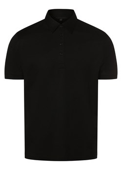 Drykorn Męska koszulka polo - Garry Mężczyźni Bawełna czarny jednolity ze sklepu vangraaf w kategorii T-shirty męskie - zdjęcie 170230422