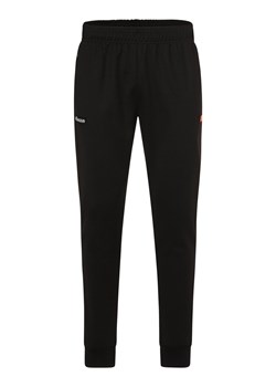ellesse Męskie spodnie dresowe - Bertoni Mężczyźni czarny jednolity ze sklepu vangraaf w kategorii Spodnie męskie - zdjęcie 170230452