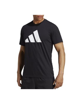 Koszulka adidas Train Essentials Feelready Logo Training IB8273 - czarna ze sklepu streetstyle24.pl w kategorii T-shirty męskie - zdjęcie 170233254