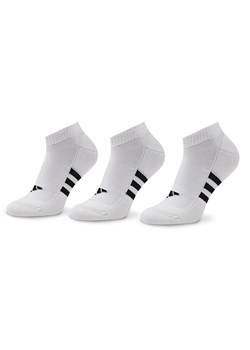 Skarpety stopki unisex adidas Performance Cushioned Low Socks 3 Pairs HT3449 Biały ze sklepu eobuwie.pl w kategorii Skarpetki męskie - zdjęcie 170234582