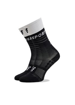 Skarpety wysokie unisex Compressport Mid Compression V 2.0 SQTU3549002 Czarny ze sklepu eobuwie.pl w kategorii Skarpetki damskie - zdjęcie 170234862