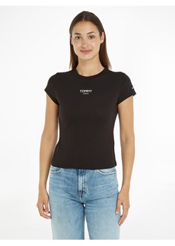 TOMMY JEANS Koszulka w kolorze czarnym ze sklepu Limango Polska w kategorii Bluzki damskie - zdjęcie 170235622