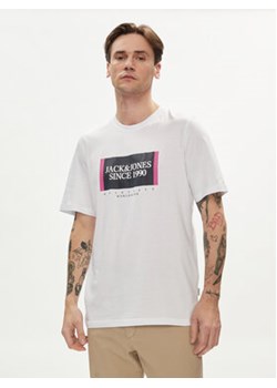 Jack&Jones T-Shirt Lafayette 12252681 Biały Standard Fit ze sklepu MODIVO w kategorii T-shirty męskie - zdjęcie 170237030