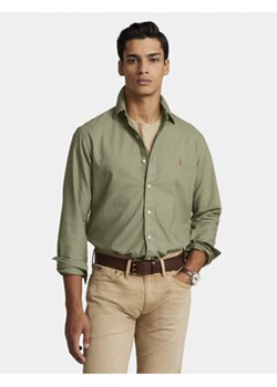 Polo Ralph Lauren Koszula 710804257032 Zielony Slim Fit ze sklepu MODIVO w kategorii Koszule męskie - zdjęcie 170237104
