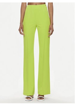 Liu Jo Spodnie materiałowe CA4137 J1930 Zielony Flare Fit ze sklepu MODIVO w kategorii Spodnie damskie - zdjęcie 170237154