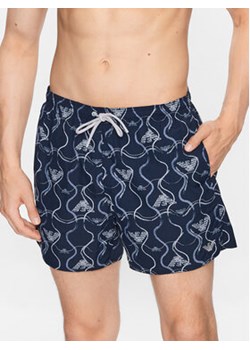 Emporio Armani Underwear Szorty kąpielowe 211740 3R444 18736 Granatowy Regular Fit ze sklepu MODIVO w kategorii Kąpielówki - zdjęcie 170237194