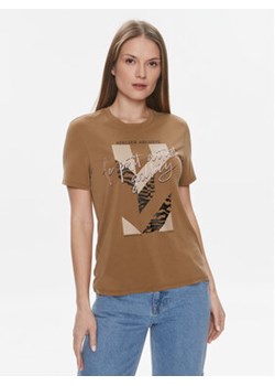 ONLY T-Shirt 15307292 Brązowy Regular Fit ze sklepu MODIVO w kategorii Bluzki damskie - zdjęcie 170237340