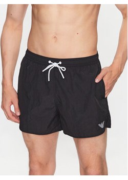 Emporio Armani Underwear Szorty kąpielowe 211756 3R422 00020 Czarny Regular Fit ze sklepu MODIVO w kategorii Kąpielówki - zdjęcie 170237694