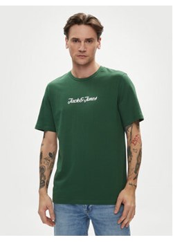 Jack&Jones T-Shirt Henry 12248600 Zielony Standard Fit ze sklepu MODIVO w kategorii T-shirty męskie - zdjęcie 170237914