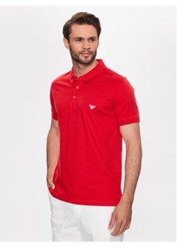 Emporio Armani Underwear Polo 211804 3R461 00173 Czerwony Regular Fit ze sklepu MODIVO w kategorii T-shirty męskie - zdjęcie 170238003
