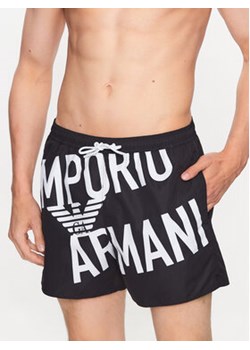 Emporio Armani Underwear Szorty kąpielowe 211740 3R424 21921 Czarny Regular Fit ze sklepu MODIVO w kategorii Kąpielówki - zdjęcie 170238022