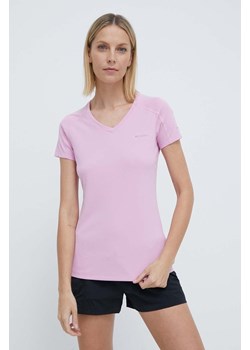 Columbia t-shirt sportowy Zero Rules Zero Rules kolor różowy 1533571 ze sklepu ANSWEAR.com w kategorii Bluzki damskie - zdjęcie 170238790