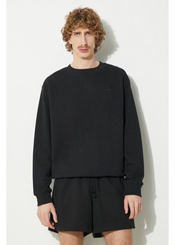 New Balance bluza bawełniana męska kolor czarny gładka ze sklepu ANSWEAR.com w kategorii Bluzy męskie - zdjęcie 170238900