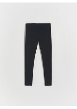 Reserved - Bawełniane legginsy - czarny ze sklepu Reserved w kategorii Spodnie dziewczęce - zdjęcie 170245620