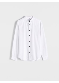 Reserved - Koszula super slim fit ze stójką - biały ze sklepu Reserved w kategorii Koszule męskie - zdjęcie 170245940