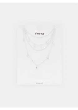 Sinsay - Naszyjnik - srebrny ze sklepu Sinsay w kategorii Naszyjniki - zdjęcie 170246611