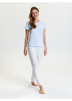 Sinsay - Piżama bawełniana - błękitny ze sklepu Sinsay w kategorii Piżamy damskie - zdjęcie 170246690
