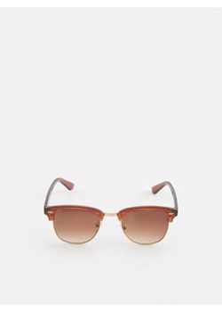Sinsay - Okulary przeciwsłoneczne - brązowy ze sklepu Sinsay w kategorii Okulary przeciwsłoneczne męskie - zdjęcie 170246693