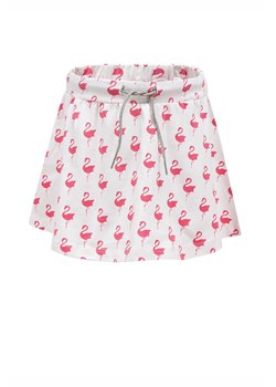 Spódnica dziewczęca biała we flamingi - Lief ze sklepu 5.10.15 w kategorii Spódnice dziewczęce - zdjęcie 170247451