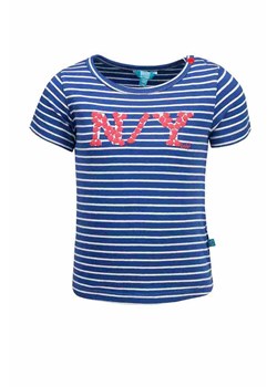 T-shirt dziewczęcy, niebieski, paski, NY, Lief ze sklepu 5.10.15 w kategorii Koszulki niemowlęce - zdjęcie 170247484