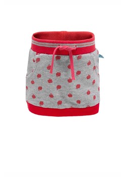 Spódnica dziewczęca - szaro-czerwona w jabłka - Lief ze sklepu 5.10.15 w kategorii Spódnice dziewczęce - zdjęcie 170247634