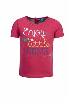 T-shirt dziewczęcy różowy - Enjoy little things - Lief ze sklepu 5.10.15 w kategorii Bluzki dziewczęce - zdjęcie 170247681