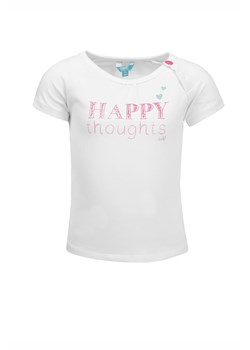 T-shirt dziewczęcy, biały, Happy thoughts, Lief ze sklepu 5.10.15 w kategorii Bluzki dziewczęce - zdjęcie 170247682
