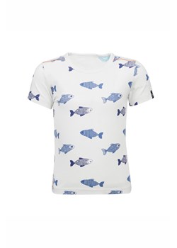 T-shirt chłopięcy, biały, ryby, Lief ze sklepu 5.10.15 w kategorii Koszulki niemowlęce - zdjęcie 170247744