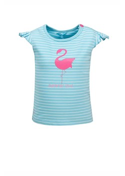 T-shirt dziewczęcy, turkusowy, flaming, Lief ze sklepu 5.10.15 w kategorii Bluzki dziewczęce - zdjęcie 170247754
