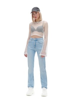 Cropp - Jasnoniebieskie jeansy straight slim - niebieski ze sklepu Cropp w kategorii Jeansy damskie - zdjęcie 170252561