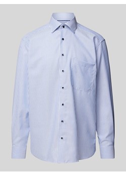 Koszula biznesowa o kroju comfort fit z kołnierzykiem typu kent ze sklepu Peek&Cloppenburg  w kategorii Koszule męskie - zdjęcie 170254773