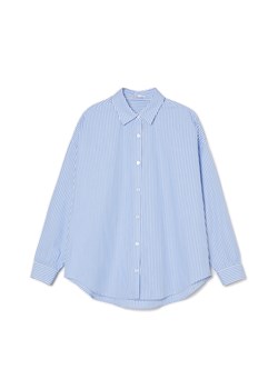 Cropp - Dwukolorowa koszula w paski - błękitny ze sklepu Cropp w kategorii Koszule damskie - zdjęcie 170257342