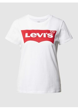 T-shirt z nadrukiem z logo w kształcie skrzydła nietoperza ze sklepu Peek&Cloppenburg  w kategorii Bluzki damskie - zdjęcie 170259111