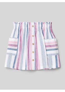 Spódnica mini z mieszanki lnu ze wzorem w paski ze sklepu Peek&Cloppenburg  w kategorii Spódnice dziewczęce - zdjęcie 170259494
