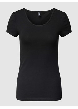 T-shirt z okrągłym dekoltem model 'LIVE LOVE’ ze sklepu Peek&Cloppenburg  w kategorii Bluzki damskie - zdjęcie 170259513