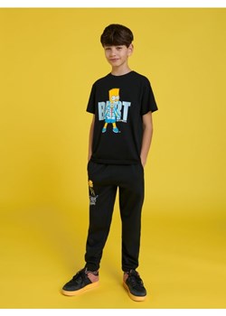 Sinsay - Spodnie dresowe jogger The Simpsons - czarny ze sklepu Sinsay w kategorii Spodnie chłopięce - zdjęcie 170262470
