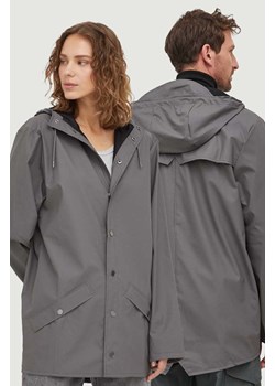 Rains kurtka przeciwdeszczowa 12010 Jackets kolor szary przejściowa ze sklepu PRM w kategorii Kurtki damskie - zdjęcie 170263751