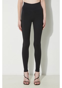 adidas Originals legginsy damskie kolor czarny gładkie IA6446 ze sklepu PRM w kategorii Spodnie damskie - zdjęcie 170263923