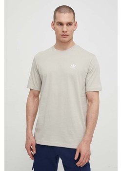 adidas Originals t-shirt bawełniany Essential Tee męski kolor szary z aplikacją IR9689 ze sklepu PRM w kategorii T-shirty męskie - zdjęcie 170264321