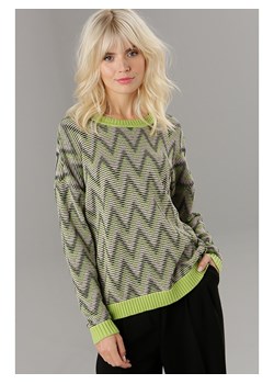Aniston Sweter w kolorze zielonym ze sklepu Limango Polska w kategorii Swetry damskie - zdjęcie 170268212