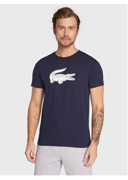 Lacoste T-Shirt TH2042 Granatowy Regular Fit ze sklepu MODIVO w kategorii T-shirty męskie - zdjęcie 170269883