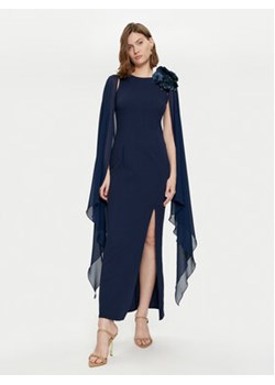 Rinascimento Sukienka wieczorowa CFC0117677003 Granatowy Regular Fit ze sklepu MODIVO w kategorii Sukienki - zdjęcie 170269923
