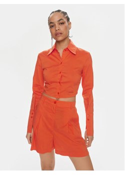 Patrizia Pepe Koszula 2C1524/A23-R825 Pomarańczowy Regular Fit ze sklepu MODIVO w kategorii Koszule damskie - zdjęcie 170270061