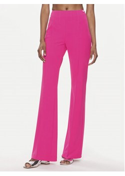Liu Jo Spodnie materiałowe CA4137 J1930 Różowy Flare Fit ze sklepu MODIVO w kategorii Spodnie damskie - zdjęcie 170270371