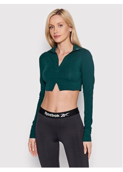 Reebok Bluzka Wde HG1170 Zielony Slim Fit ze sklepu MODIVO w kategorii Bluzki damskie - zdjęcie 170270372